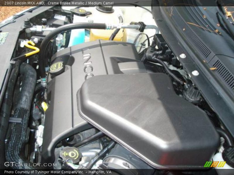 Creme Brulee Metallic / Medium Camel 2007 Lincoln MKX AWD
