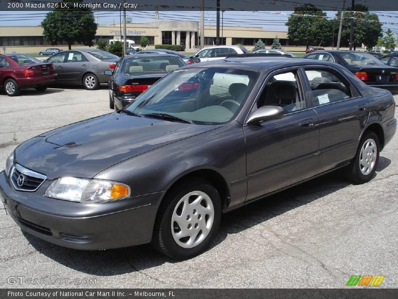 Moonlight Gray / Gray 2000 Mazda 626 LX