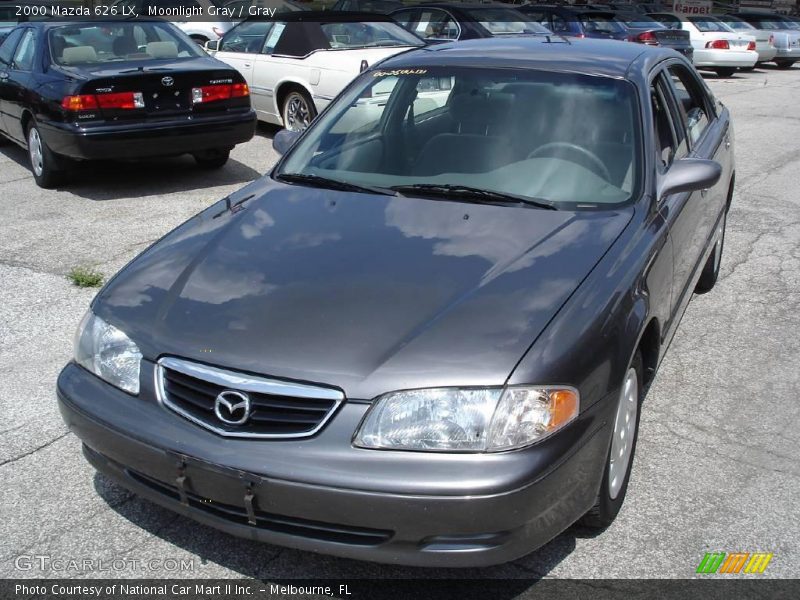 Moonlight Gray / Gray 2000 Mazda 626 LX