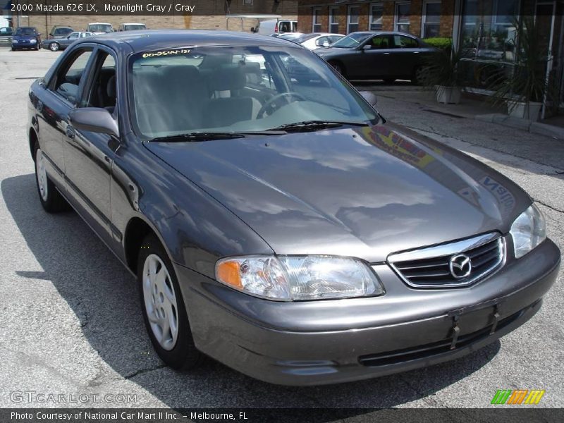 Moonlight Gray / Gray 2000 Mazda 626 LX