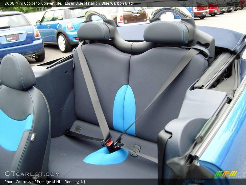 Laser Blue Metallic / Blue/Carbon Black 2008 Mini Cooper S Convertible