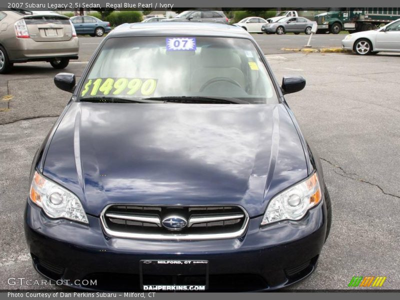 Regal Blue Pearl / Ivory 2007 Subaru Legacy 2.5i Sedan