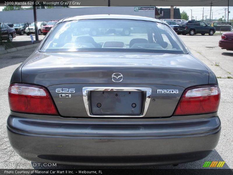 Moonlight Gray / Gray 2000 Mazda 626 LX