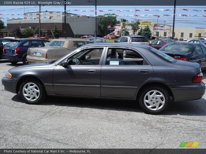 Moonlight Gray / Gray 2000 Mazda 626 LX