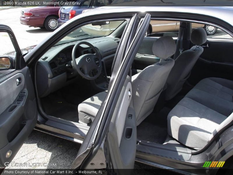 Moonlight Gray / Gray 2000 Mazda 626 LX