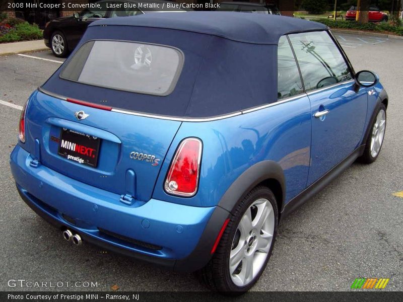 Laser Blue Metallic / Blue/Carbon Black 2008 Mini Cooper S Convertible
