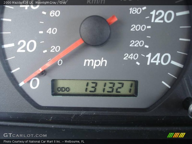 Moonlight Gray / Gray 2000 Mazda 626 LX