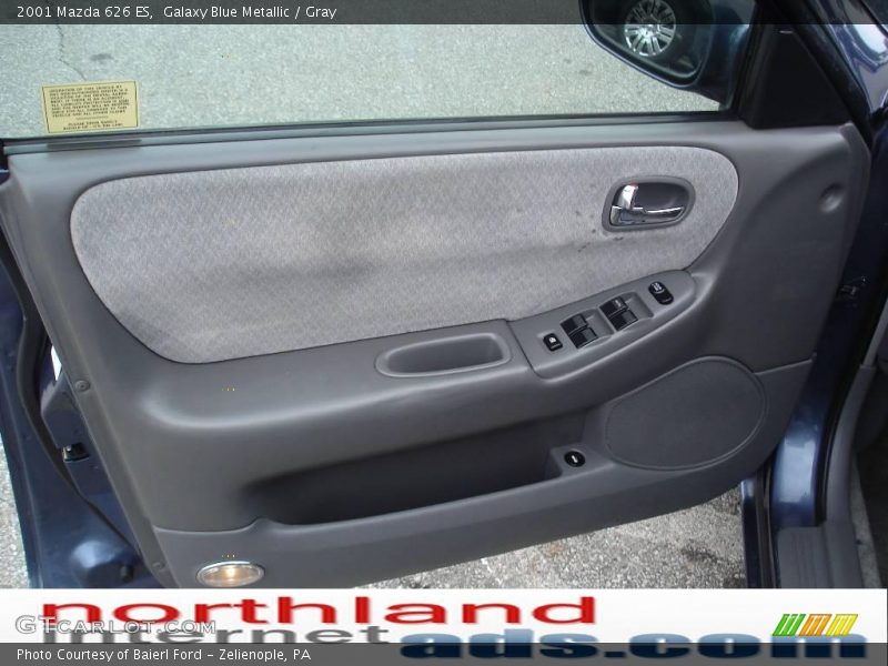 Galaxy Blue Metallic / Gray 2001 Mazda 626 ES