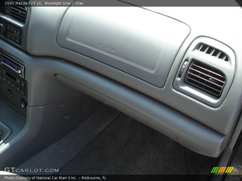 Moonlight Gray / Gray 2000 Mazda 626 LX