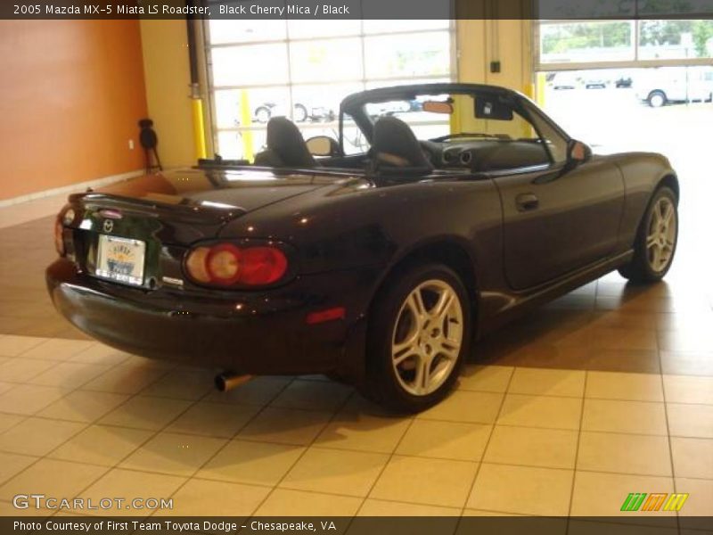 Black Cherry Mica / Black 2005 Mazda MX-5 Miata LS Roadster