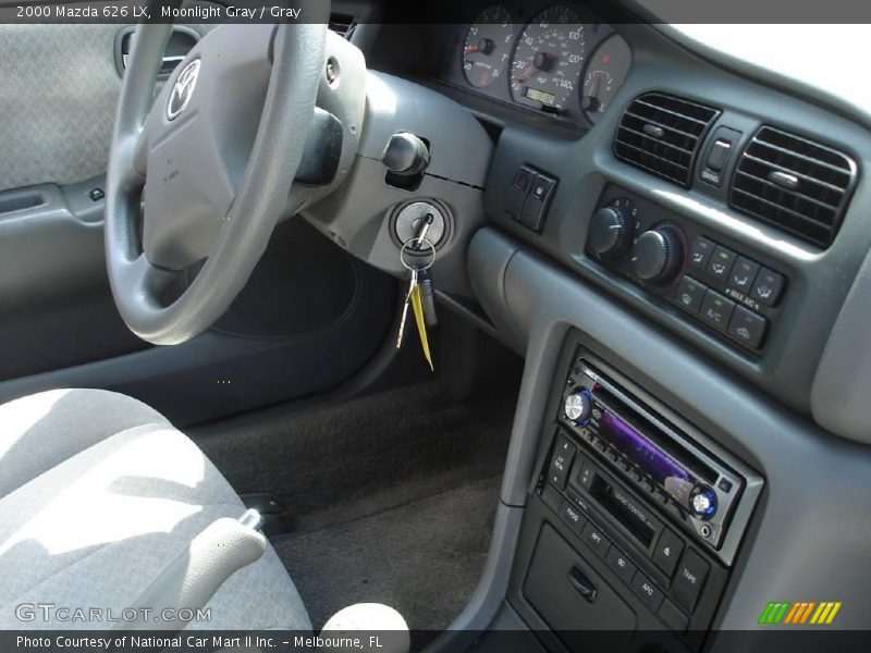 Moonlight Gray / Gray 2000 Mazda 626 LX