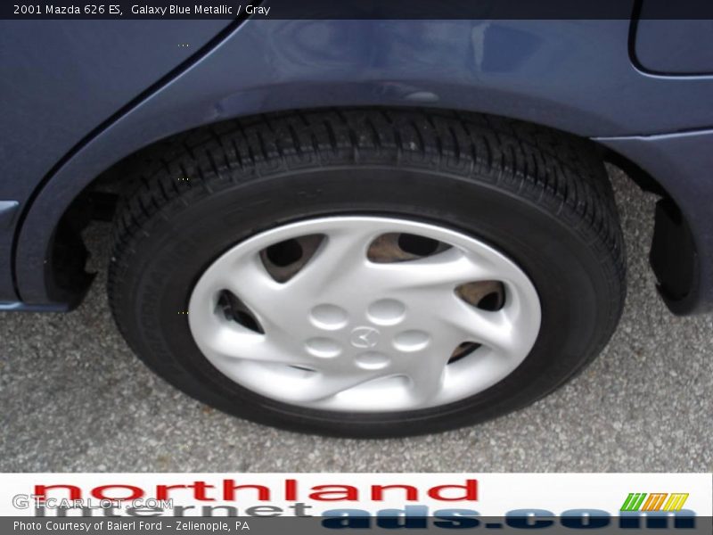 Galaxy Blue Metallic / Gray 2001 Mazda 626 ES