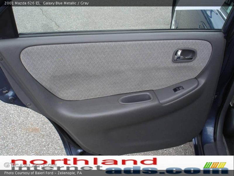 Galaxy Blue Metallic / Gray 2001 Mazda 626 ES