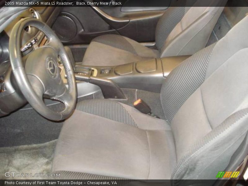 Black Cherry Mica / Black 2005 Mazda MX-5 Miata LS Roadster