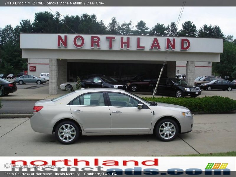 Smoke Stone Metallic / Steel Gray 2010 Lincoln MKZ FWD