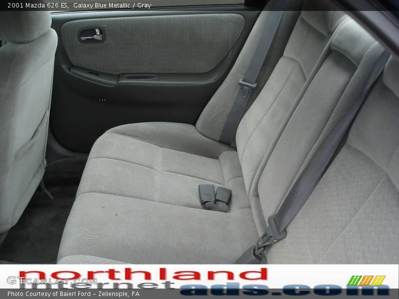 Galaxy Blue Metallic / Gray 2001 Mazda 626 ES