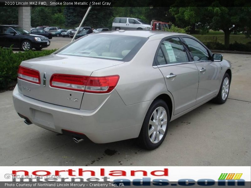 Smoke Stone Metallic / Steel Gray 2010 Lincoln MKZ FWD