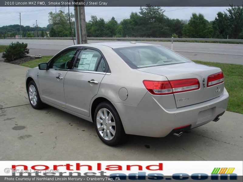 Smoke Stone Metallic / Steel Gray 2010 Lincoln MKZ FWD