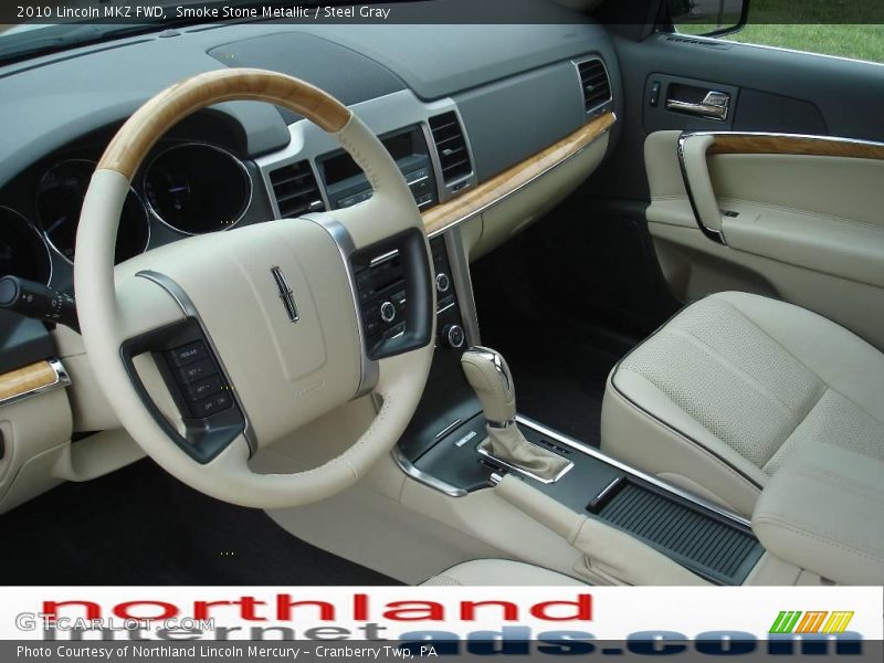Smoke Stone Metallic / Steel Gray 2010 Lincoln MKZ FWD