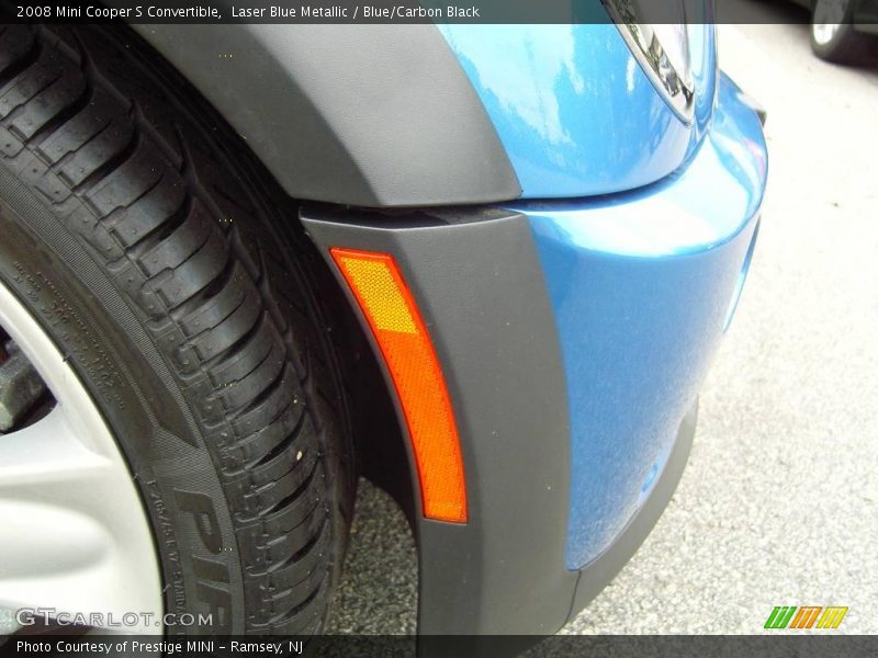Laser Blue Metallic / Blue/Carbon Black 2008 Mini Cooper S Convertible