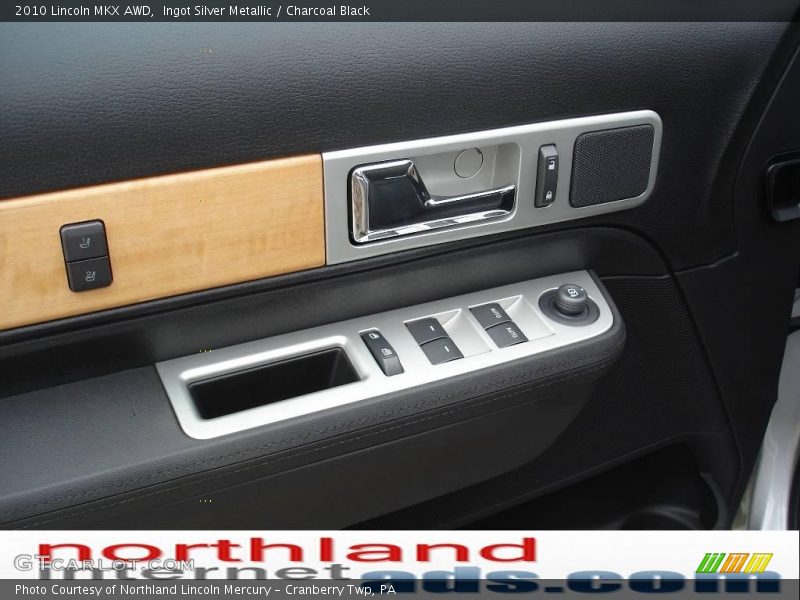 Ingot Silver Metallic / Charcoal Black 2010 Lincoln MKX AWD