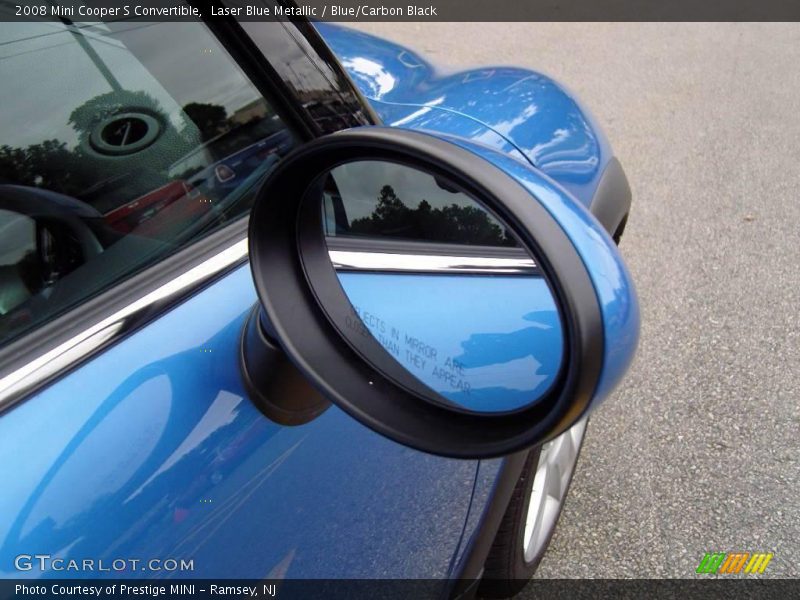 Laser Blue Metallic / Blue/Carbon Black 2008 Mini Cooper S Convertible