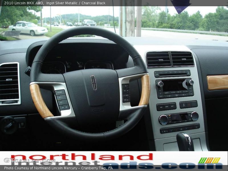 Ingot Silver Metallic / Charcoal Black 2010 Lincoln MKX AWD