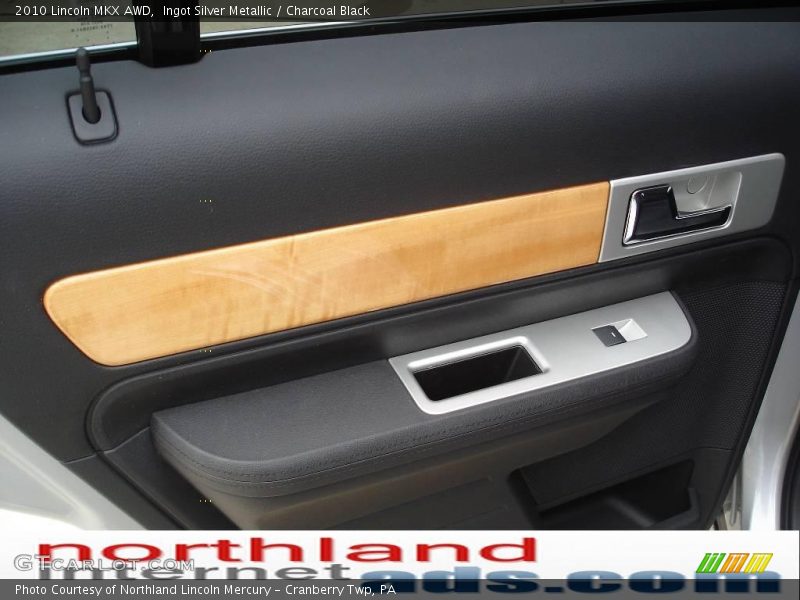 Ingot Silver Metallic / Charcoal Black 2010 Lincoln MKX AWD
