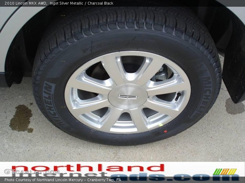 Ingot Silver Metallic / Charcoal Black 2010 Lincoln MKX AWD
