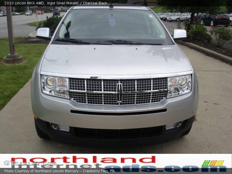 Ingot Silver Metallic / Charcoal Black 2010 Lincoln MKX AWD