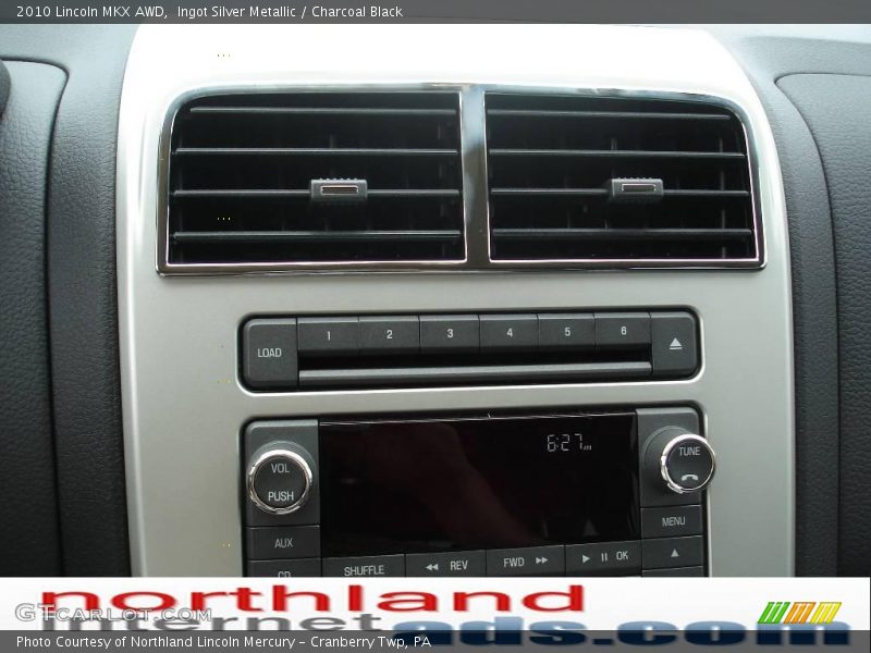 Ingot Silver Metallic / Charcoal Black 2010 Lincoln MKX AWD