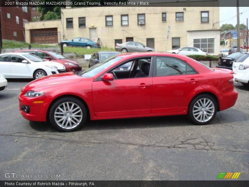 Velocity Red Mica / Black 2007 Mazda MAZDA6 MAZDASPEED6 Grand Touring