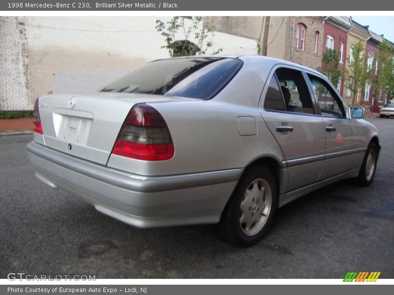 Brilliant Silver Metallic / Black 1998 Mercedes-Benz C 230
