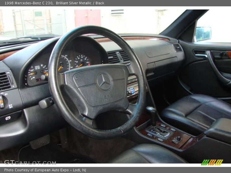 Brilliant Silver Metallic / Black 1998 Mercedes-Benz C 230