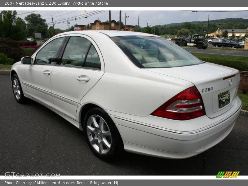 Arctic White / Stone 2007 Mercedes-Benz C 280 Luxury