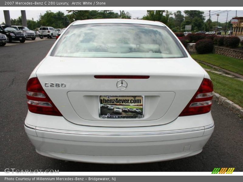 Arctic White / Stone 2007 Mercedes-Benz C 280 Luxury