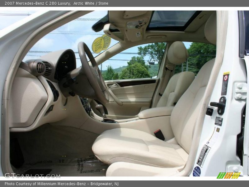 Arctic White / Stone 2007 Mercedes-Benz C 280 Luxury
