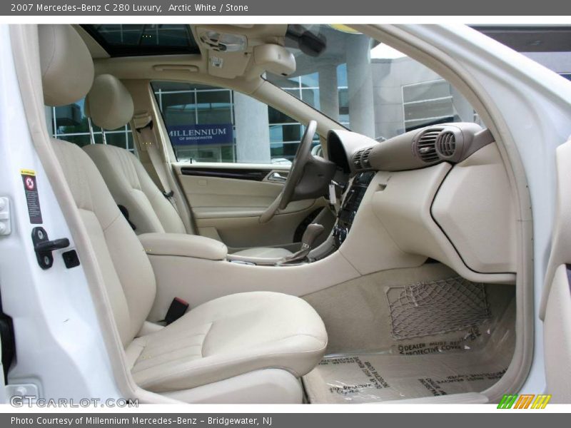 Arctic White / Stone 2007 Mercedes-Benz C 280 Luxury