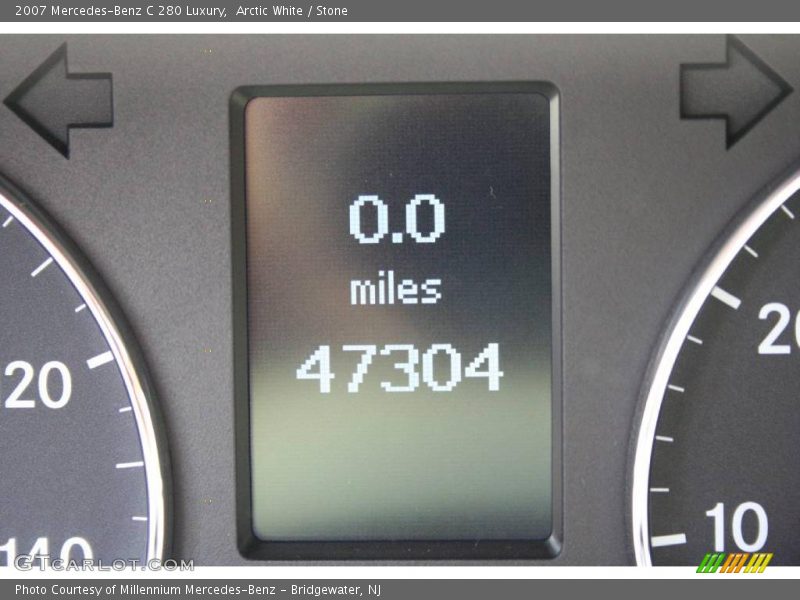 Arctic White / Stone 2007 Mercedes-Benz C 280 Luxury