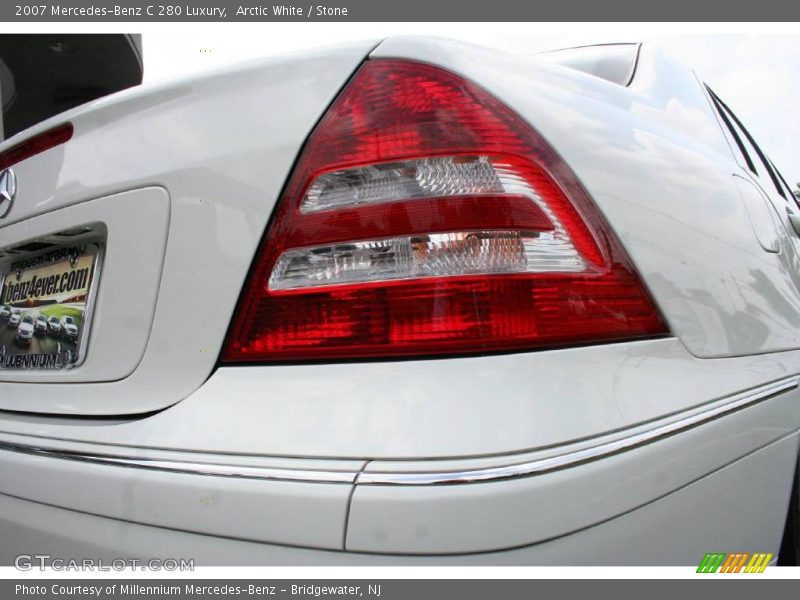 Arctic White / Stone 2007 Mercedes-Benz C 280 Luxury