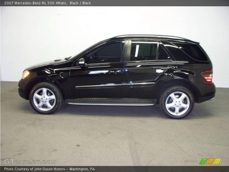 Black / Black 2007 Mercedes-Benz ML 500 4Matic