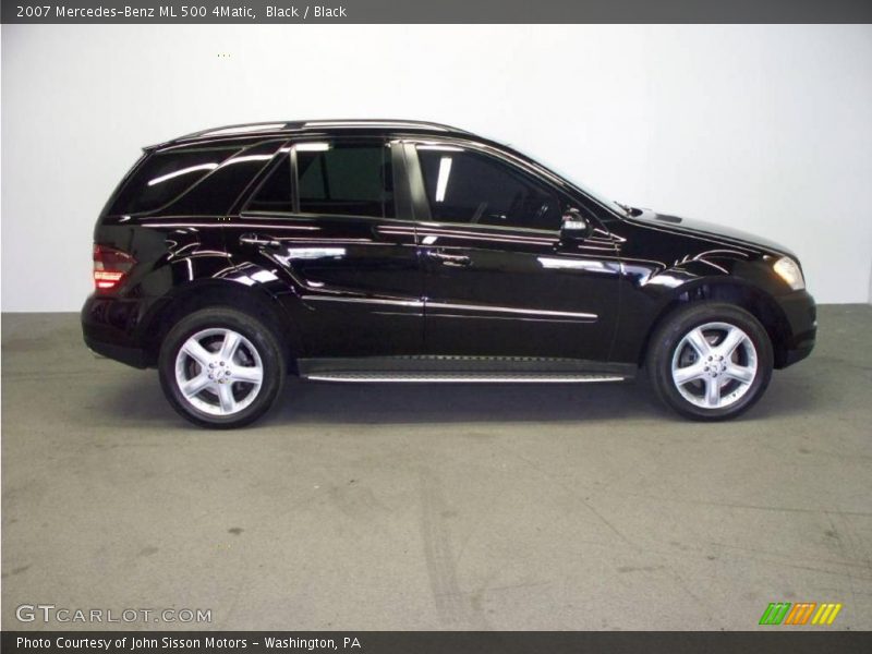 Black / Black 2007 Mercedes-Benz ML 500 4Matic