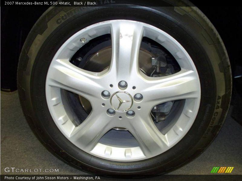 Black / Black 2007 Mercedes-Benz ML 500 4Matic