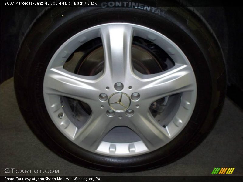 Black / Black 2007 Mercedes-Benz ML 500 4Matic