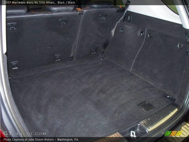 Black / Black 2007 Mercedes-Benz ML 500 4Matic