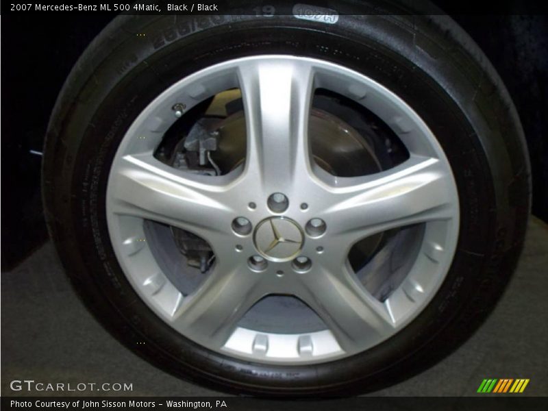 Black / Black 2007 Mercedes-Benz ML 500 4Matic
