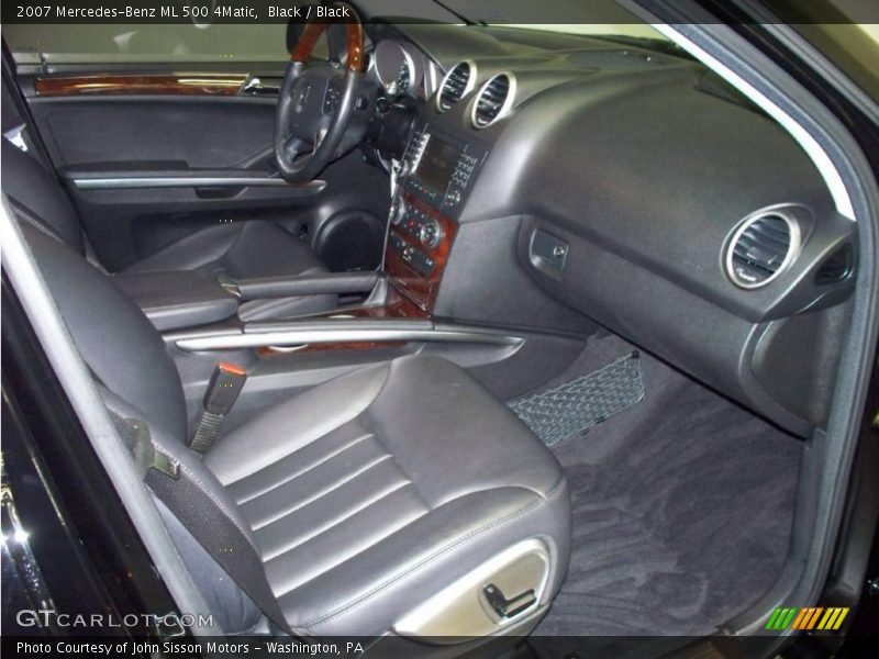 Black / Black 2007 Mercedes-Benz ML 500 4Matic