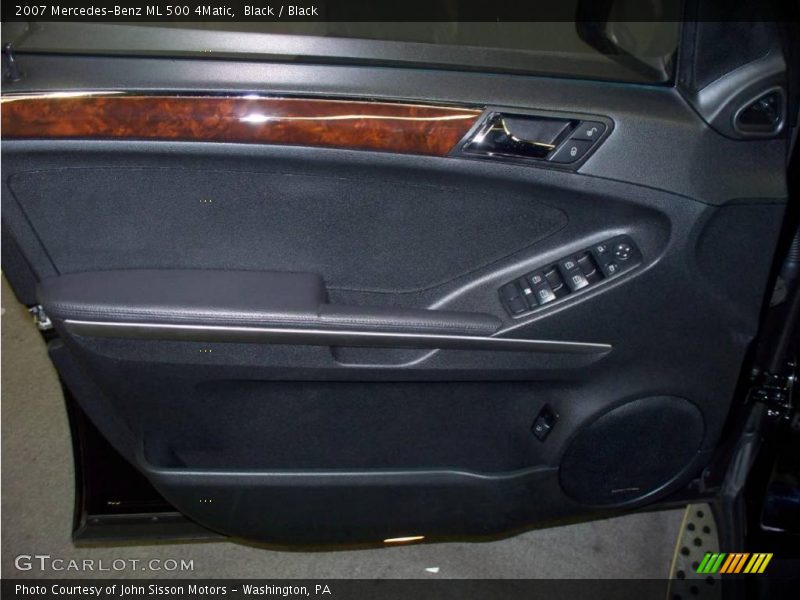 Black / Black 2007 Mercedes-Benz ML 500 4Matic