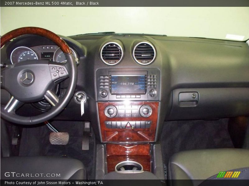 Black / Black 2007 Mercedes-Benz ML 500 4Matic