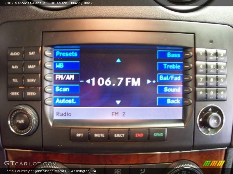 Black / Black 2007 Mercedes-Benz ML 500 4Matic